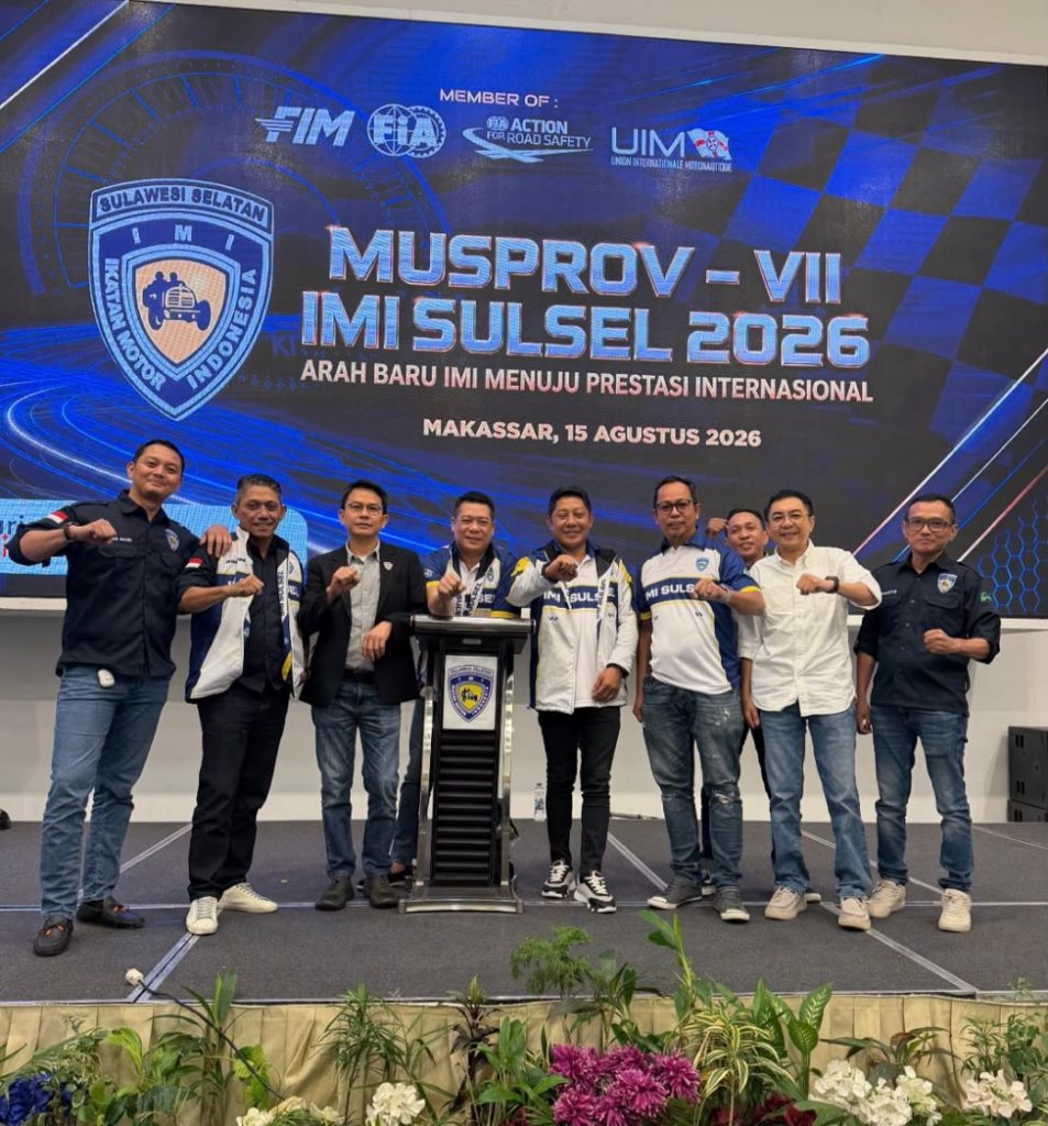 Najmuddin Terpilih Aklamasi Pimpin IMI Sulsel Periode 2026–2030: Siap Bangkitkan Prestasi dan Ekosistem Otomotif Najmuddin Terpilih Aklamasi Pimpin IMI Sulsel Periode 2026–2030: Siap Bangkitkan Prestasi dan Ekosistem Otomotif